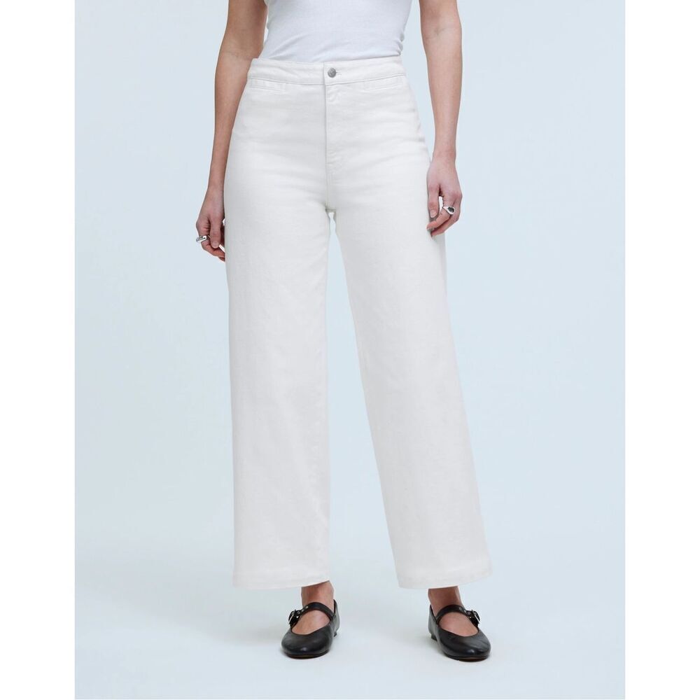 $128 Madewell The Emmett Wide-Leg curvy Jean size 33T m11